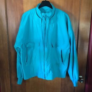 Vintage 90s Zip-Up Jacket Turquoise